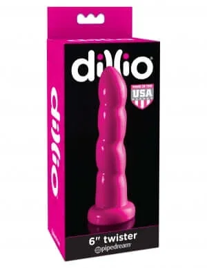Dillio 6 inch Twister Dong Pink