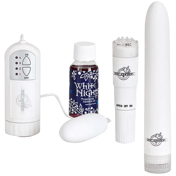 Doc Johnson White Nights Vibrating Pleasure Kit