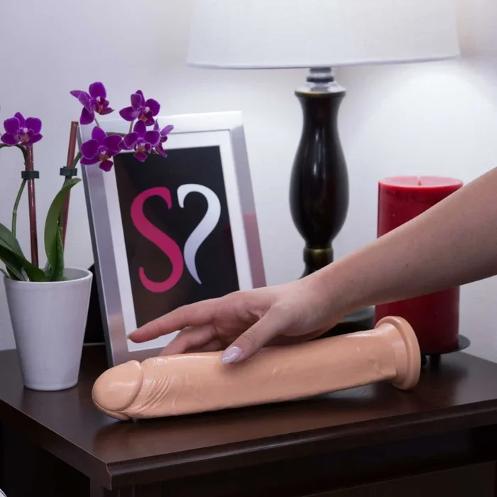 Dong W/Suction Cup Smooth 10 Inch Dildo