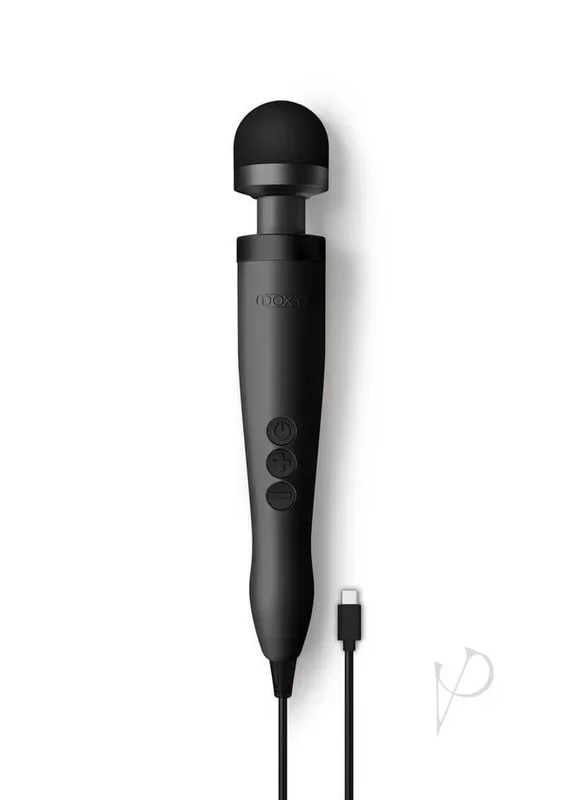 Doxy USB-C Matte Black – Revolutionary Intimate Massager with Powerful Rumbly Vibrations