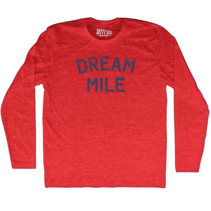 Dream Mile Adult Tri-Blend Long Sleeve T-shirt