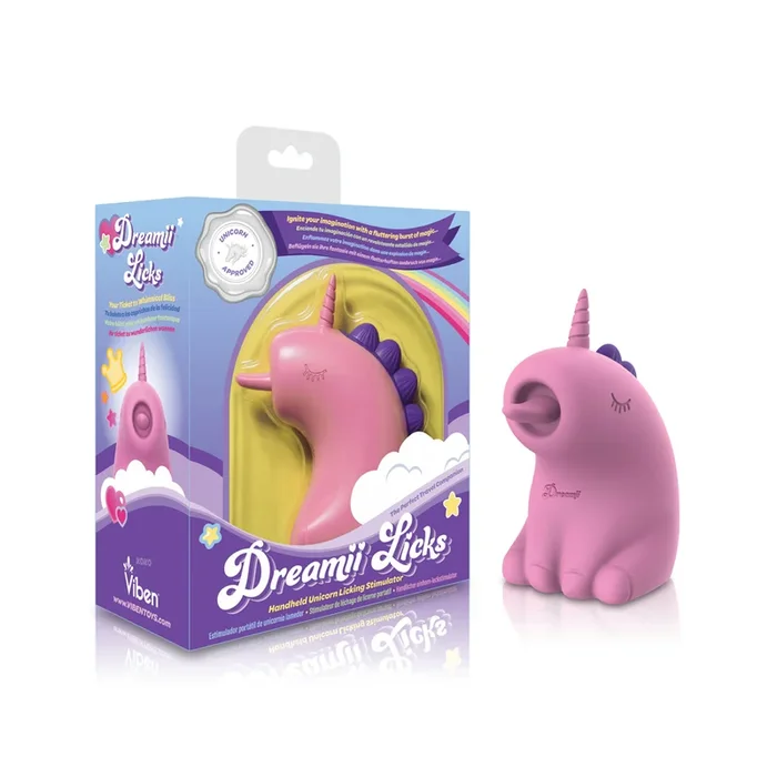 Dreamii Licks Licking Unicorn Stimulator – Mystical Pink