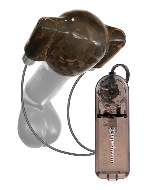 Dual Vibrating Head Teaser – Black/Smoke