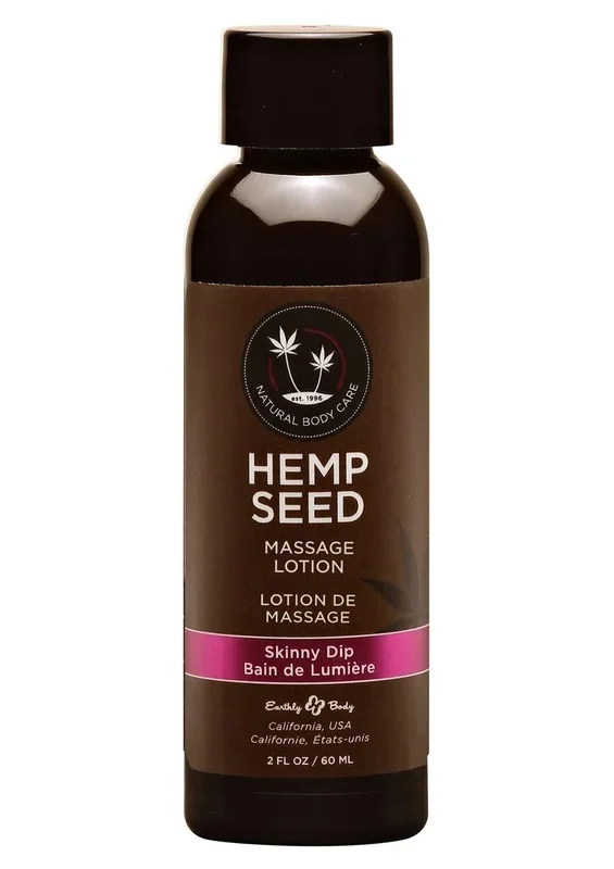 Earthly Body Hemp Seed Massage Lotion Skinny Dip