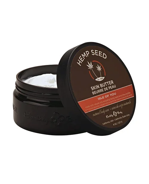 Earthly Body Hemp Seed Skin Butter – 8 oz Jar Isle of You
