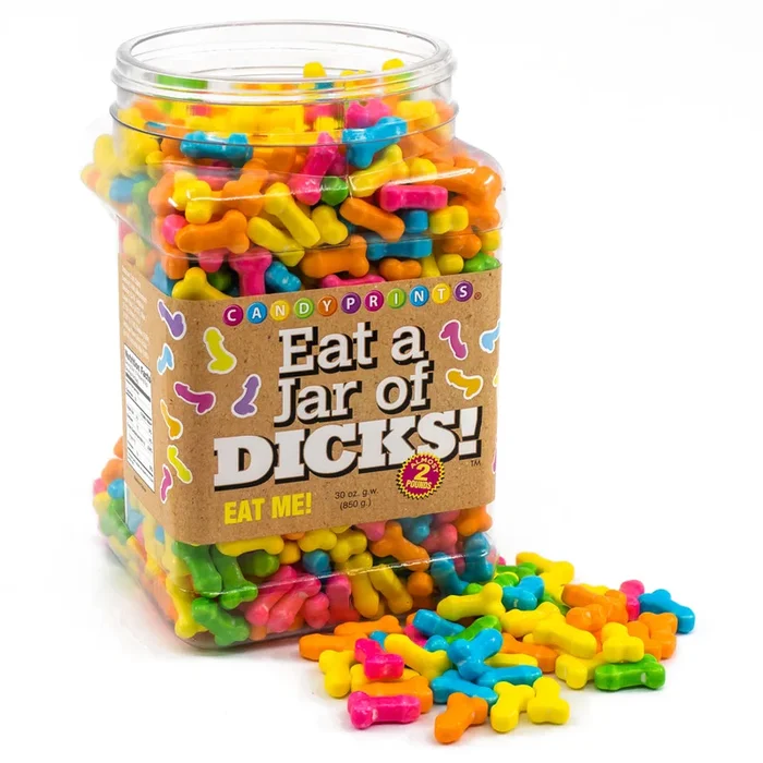 Eat A Jar of Dicks Penis-Shaped Candy
