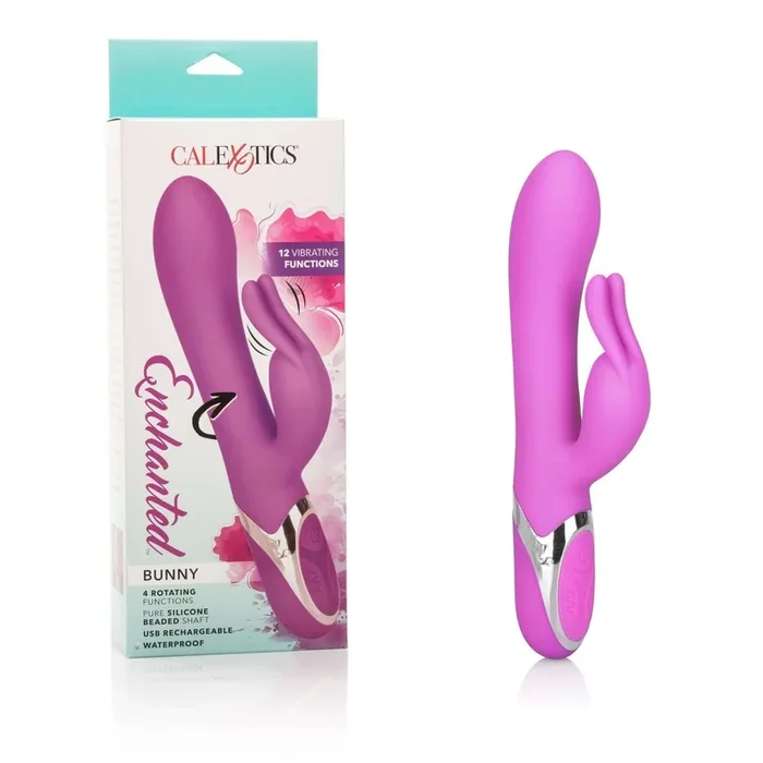 Enchanted Bunny Silicone USB Rechargeable Rabbit – Purple