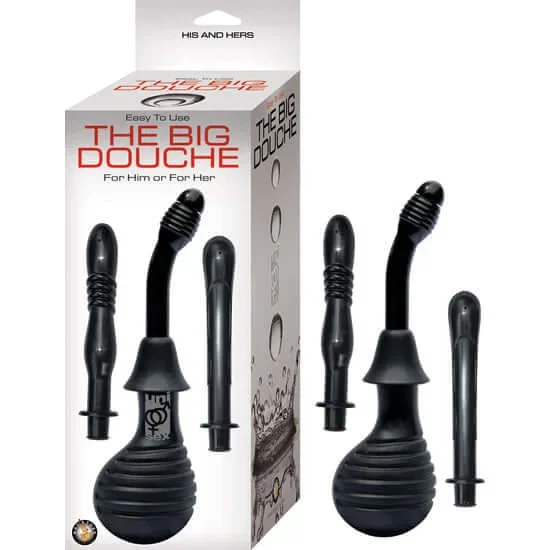 Explore Intimate Hygiene with the Big Douche Black – Versatile Douche Kit