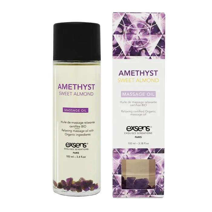Exsens Massage Oil 100ml – Amethyst Sweet Almond