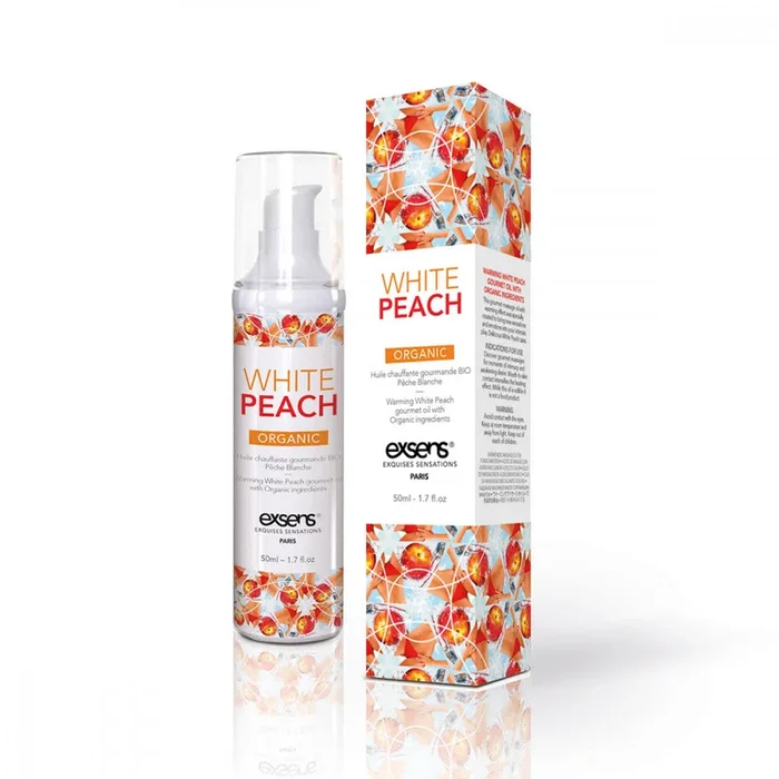 EXSENS WARMING MASSAGE OIL WHITE PEACH