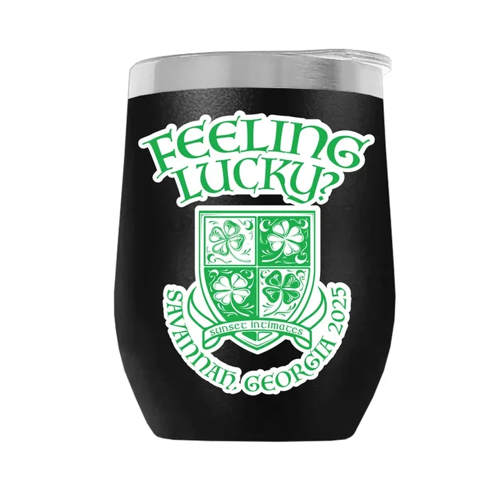 FEELINLUCKY001-2025 12oz WINE TUMBLER – ASST COLOR