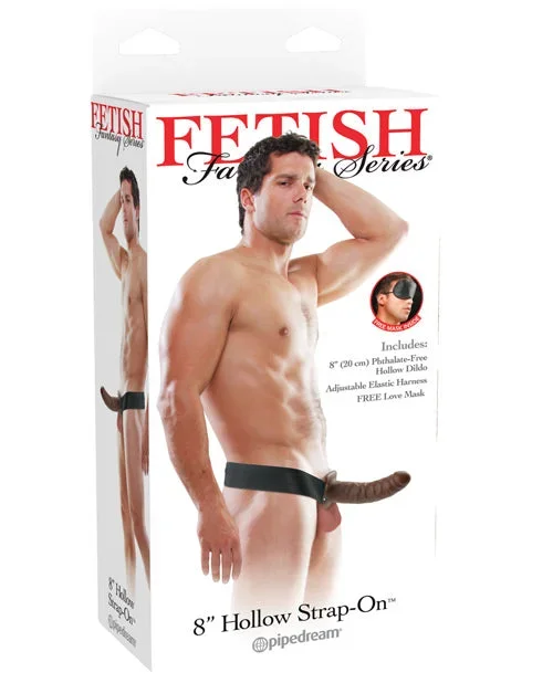 Fetish Fantasy Series 8″ Hollow Strap On – Brown