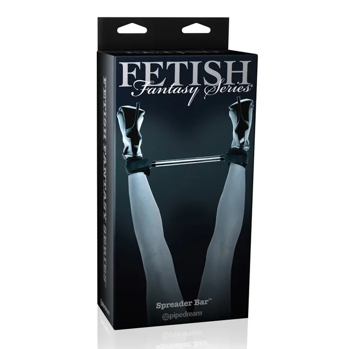 Fetish Fantasy Series Limited Edition Adjustable Spreader Bar Black/Silver
