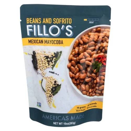 Fillos, Beans Mexican Mayocoba Mild, 10 Oz(Case Of 6)