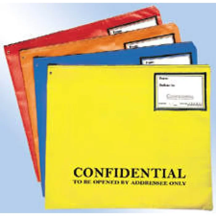 Film Carrier Confidential|Accommodates X-Rays Nylon Zipper Red 19″X22″ – 1 Per Each
