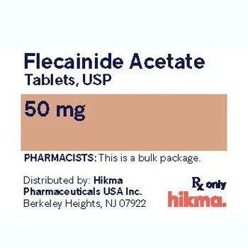 Flecainide Acetate Tablets 50 mg, 10 Cards of 10 Blisters (100 Count)