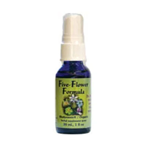 Flower Essence Services, Five-Flower Formula Spray, Spray 1 oz