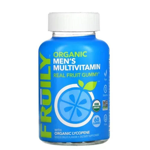 Fruily, Organic Men’s Multivitamin Mixed Fruit, 60 Gummies