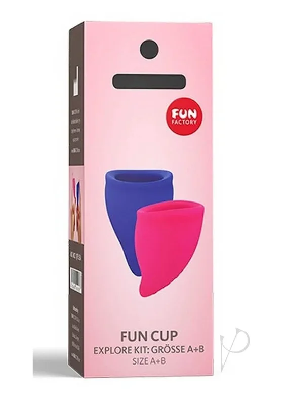 Fun Factory Fun Cup Explore Kit – Period Protection Set with Size A & B