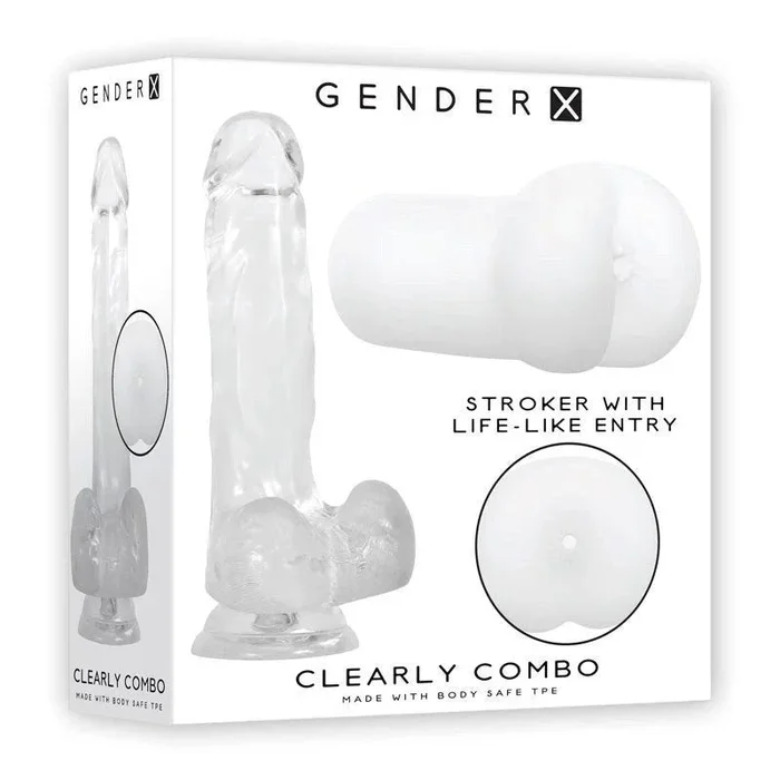 Gender X CLEARLY COMBO – Crystal-Clear Pleasure for Elevated Intimacy