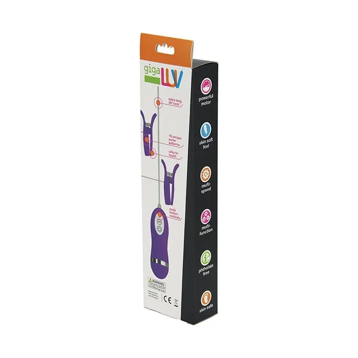 GigaLuv Vibro Clamps – 10 Functions Purple
