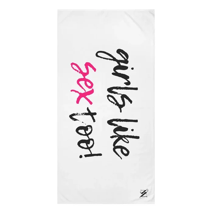 Girls Like Sex Too! | Mix & Match Naughty XL Fun-Flirty Lovers’ Towels