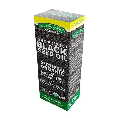 Health Thru Nutrition, Black Seed Oil Liquid Cold Pressed, 16.9 Oz