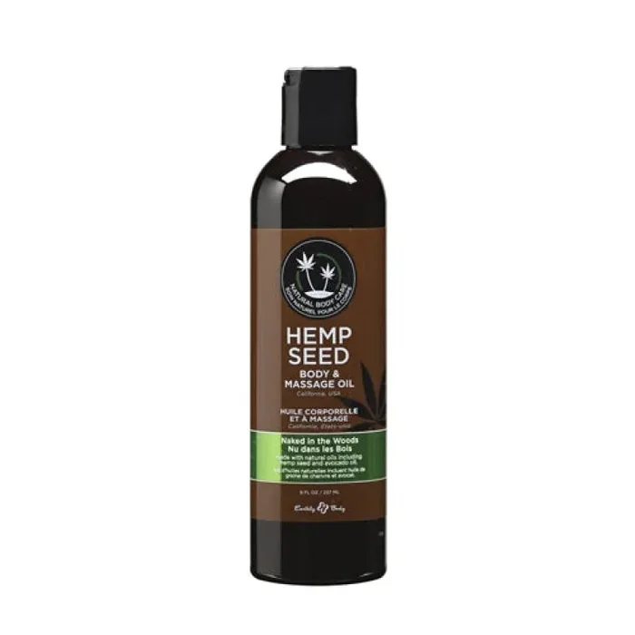 Hemp Seed Massage Oil – 8 Fl. Oz. – Naked in the Woods
