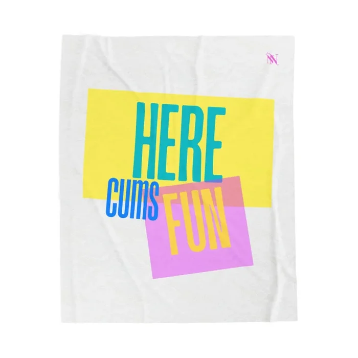 Here Cums Fun | Mix & Match Soft Fun-Flirty Lovers’ Blankets