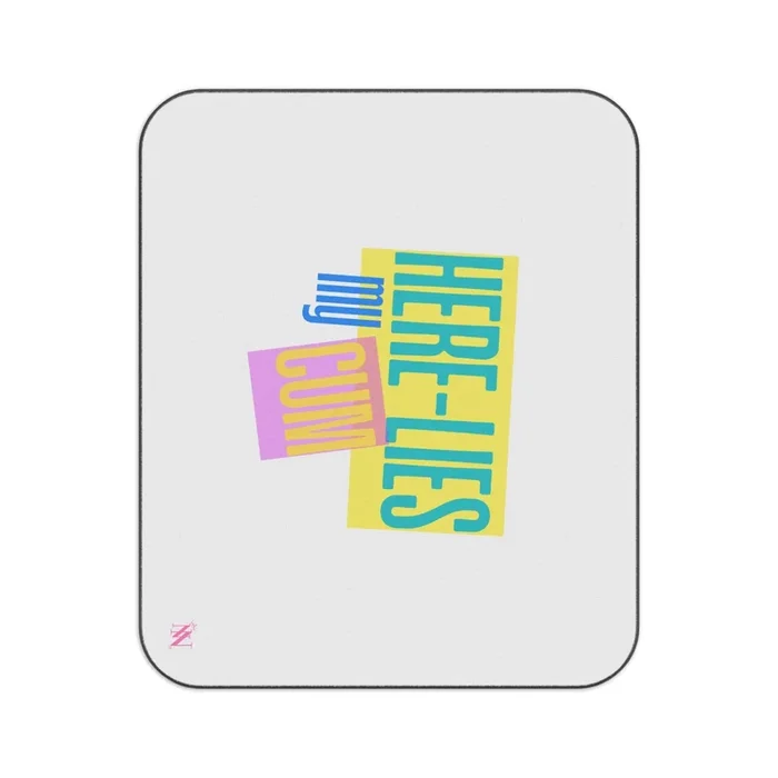 Here Lies My | Mix Match Fun-Flirty Lovers’ Water-Resistant Sex Blankets