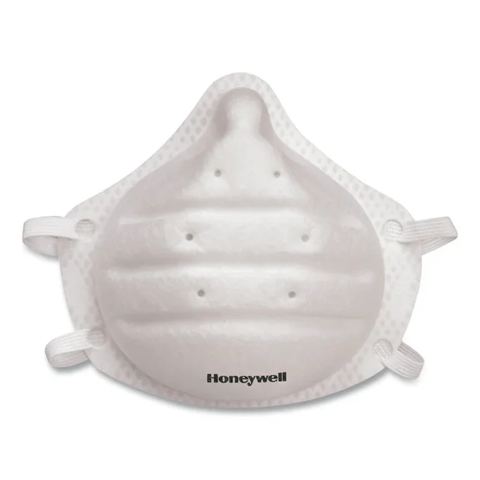 Honeywell ONE-Fit N95 Single-Use Molded-Cup Particulate Respirator, One Size Fits Most, White, 10/Pack (HWLDC300N95) Pack of 20
