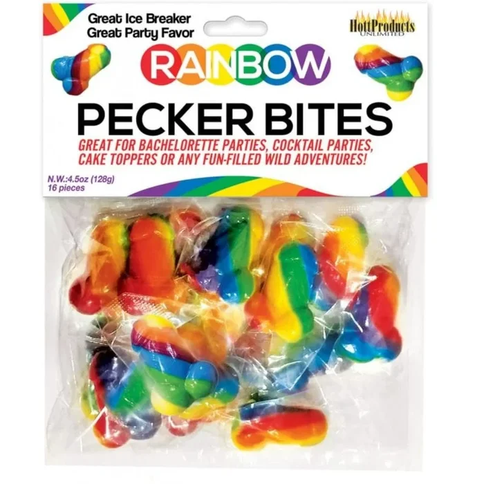 Hott Products Rainbow Pecker Bites