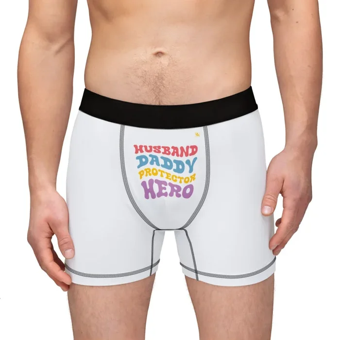 Husband Daddy Protector Hero | Mix & Match Fun-Flirty Lovers’ Boxer Briefs