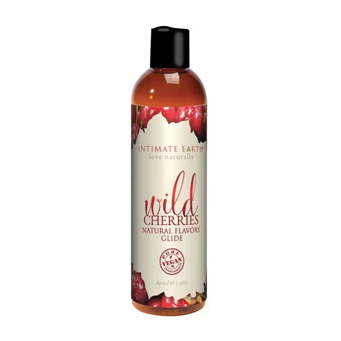 Intimate Earth Natural Flavors Glide – 60 ml Wild Cherries