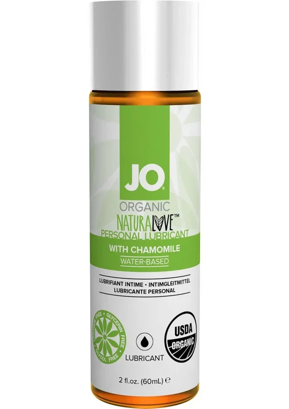 JO Naturalove USDA Organic Water Based Lubricant with Chamomile