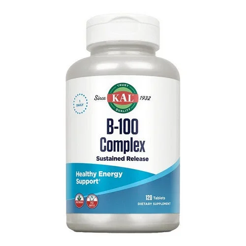 Kal, B-100 Complex Sustained Release, 120 Tabs