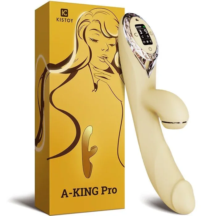 KISSTOY A-KING PRO Inflation Vibrator With LED Screen