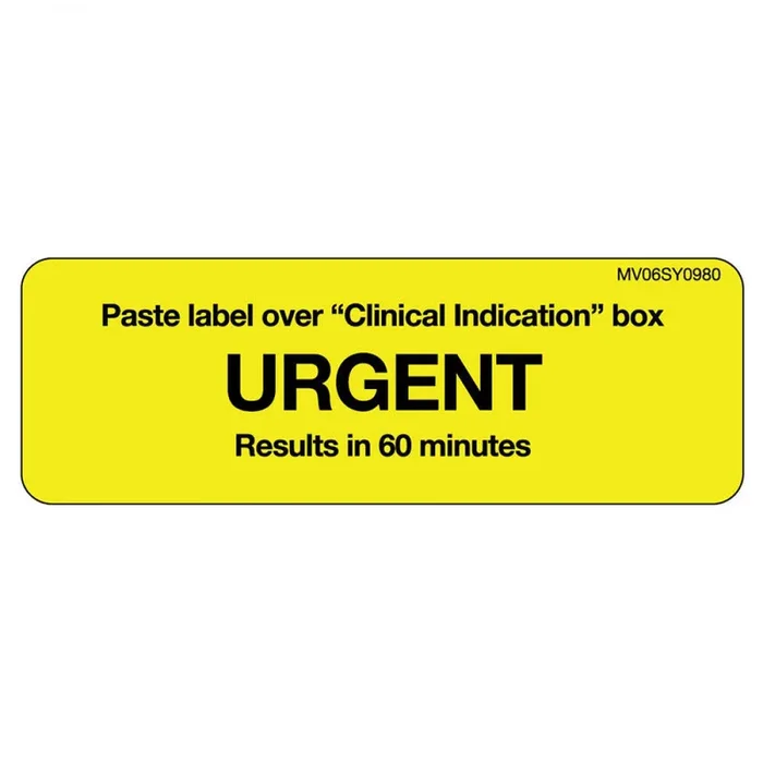 Label Paper Permanent Paste Label Over 1″ Core 2 15/16″ X 1 Yellow 333 Per Roll