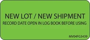 Label Paper Removable New Lot / 1″ Core 2 1/4″ X 1 Fl. Green 420 Per Roll