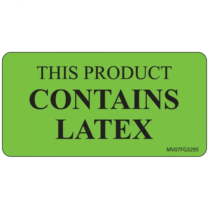 Label Paper Removable This Product 1″ Core 2 15/16″ X 1 1/2″ Fl. Green 333 Per Roll