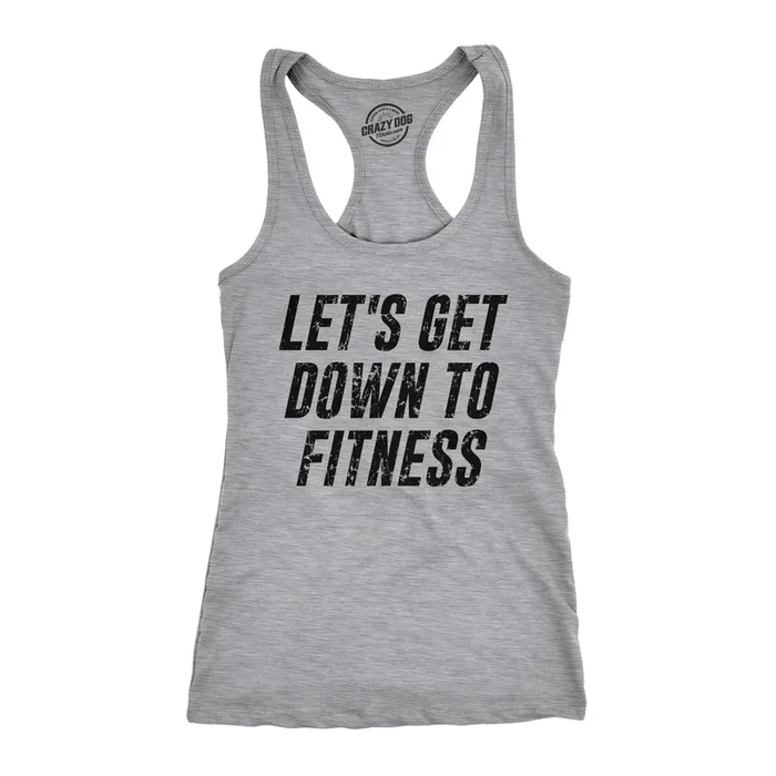 Let’s Get Down To Fitness Women’s Tank Top
