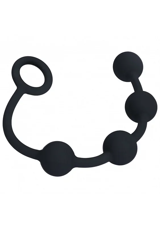 LEVELZ – Round Silicone Anal Balls – S – 20mm – Black