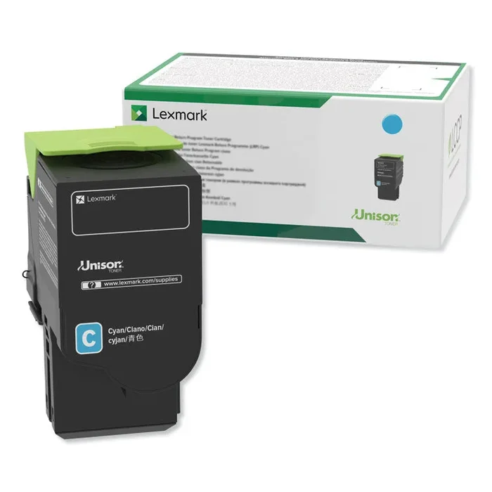 Lexmark™ 78C1XC0 Return Program Extra High-Yield Toner, 5,000 Page-Yield, Cyan (LEX78C1XC0) Each