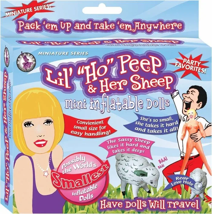Lil Ho Peep and Her Sheep Mini Inflatable dolls