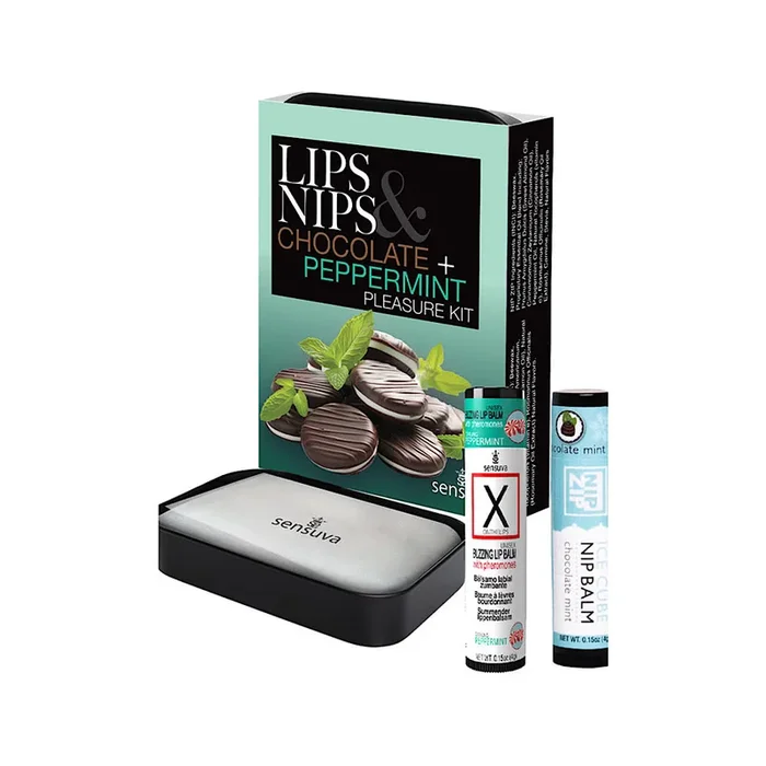 Lips & Nips Chocolate + Peppermint Pleasure Kit