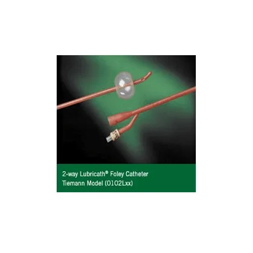 Lubricath Red Rubber Urethral Catheter