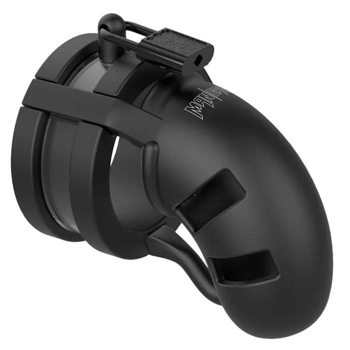 ManCage 3.5″ Cock Cage With Silicone Ball Splitter – Model 18