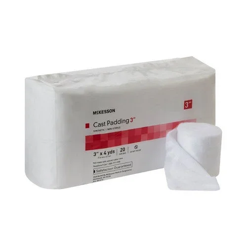 McKesson, Cast Padding Undercast 3 Inch X 4 Yard Polyester NonSterile 16-CP3, Case Of 4
