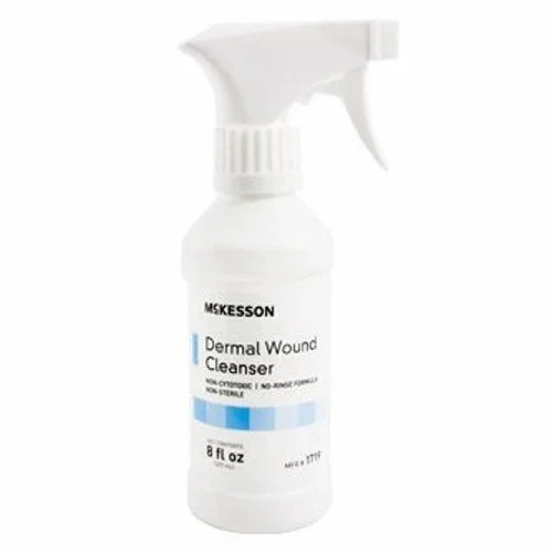McKesson, Dermal Wound Cleanser Non-Sterile Non-Cytotoxic No-Rinse Formula, 8 Oz