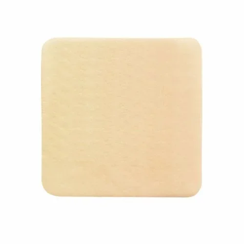 McKesson, Thin Foam Dressing 6 X 6 Inch With Border Film Backing Silicone Gel 4894, Box Of 10